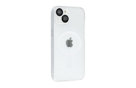 Newface iPhone 14 Plus Kılıf Kaou Magneticsafe Slim Kapak - Şeffaf