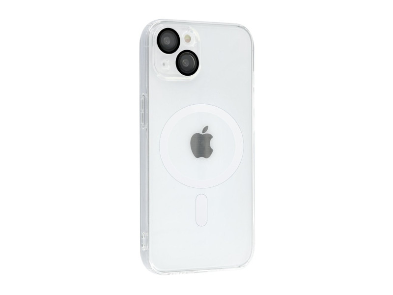 Newface iPhone 14 Plus Kılıf Kaou Magneticsafe Slim Kapak - Şeffaf