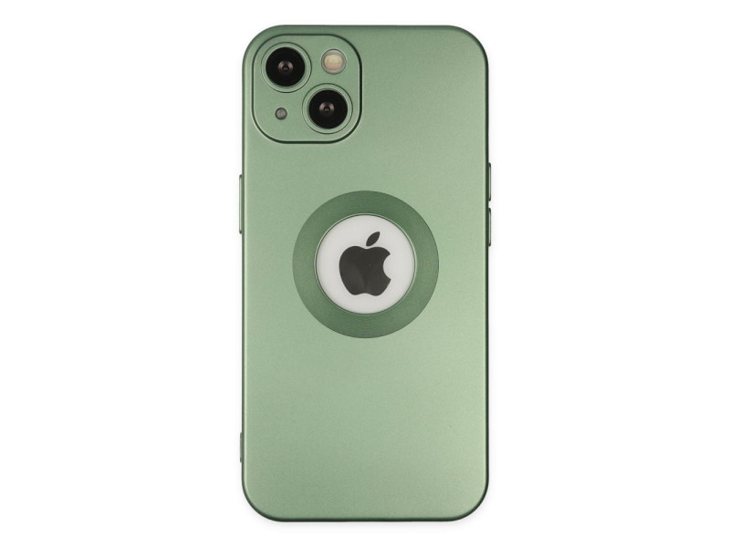 Newface iPhone 14 Plus Kılıf Vamos Lens Silikon - Açık Yeşil
