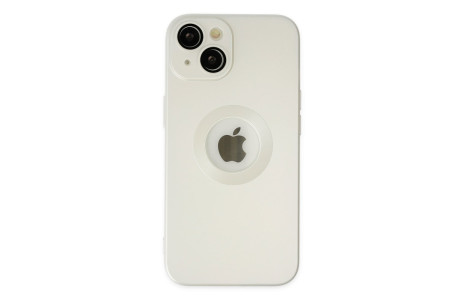 Newface iPhone 14 Plus Kılıf Vamos Lens Silikon - Beyaz