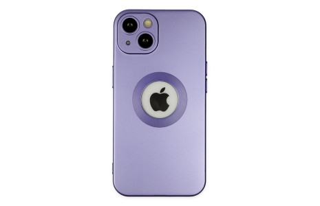 Newface iPhone 14 Plus Kılıf Vamos Lens Silikon - Lila