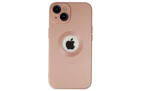 Newface iPhone 14 Plus Kılıf Vamos Lens Silikon - Rose Gold