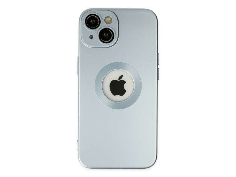 Newface iPhone 14 Plus Kılıf Vamos Lens Silikon - Sierra Blue