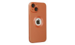 Newface iPhone 14 Plus Kılıf Vamos Lens Silikon - Turuncu