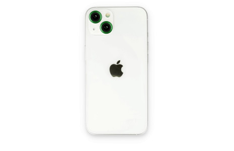 Newface iPhone 14 Plus Metal Kamera Lens - Koyu Yeşil