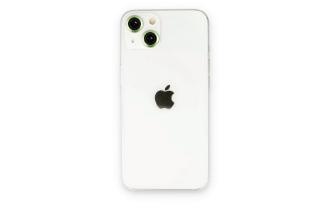 Newface iPhone 14 Plus Metal Kamera Lens - Yeşil