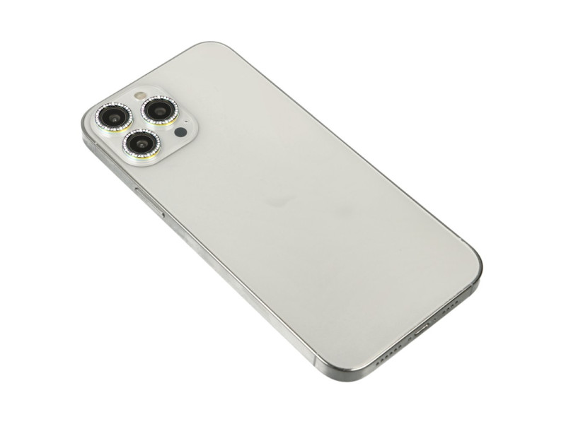 Newface iPhone 14 Pro Diamond Kamera Lens - Rainbow