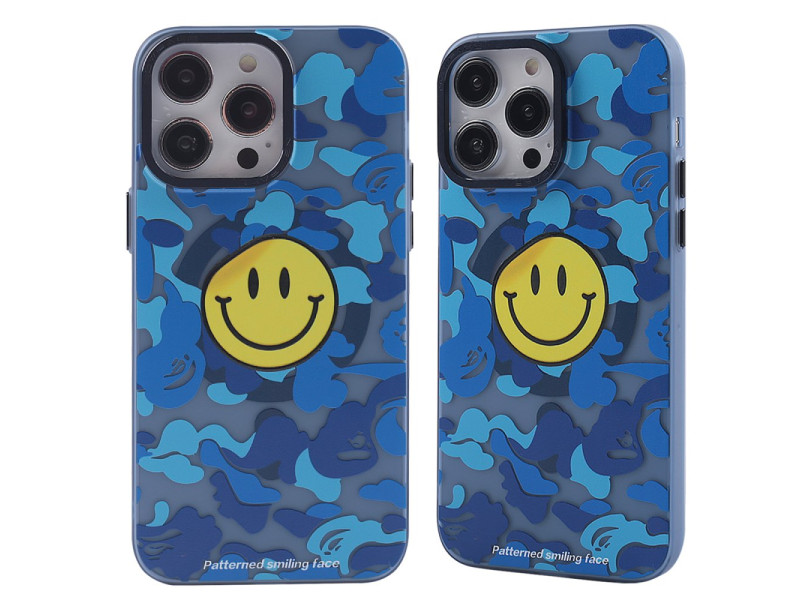 Newface iPhone 14 Pro Kılıf Apollo Magneticsafe Desenli Kapak - Apollo Mavi - 1