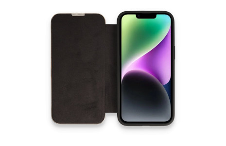 Newface iPhone 14 Pro Kılıf Dolpin Kapaklı - Siyah