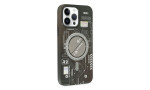 Newface iPhone 14 Pro Kılıf Fosforlu Metal Slim Magneticsafe Kapak - Siyah