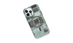 Newface iPhone 14 Pro Kılıf Fosforlu Metal Slim Magneticsafe Kapak - Yeşil