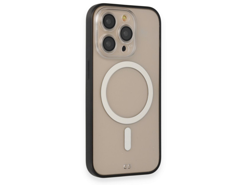 Newface iPhone 14 Pro Kılıf Grand Magneticsafe Kapak - Siyah