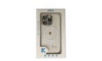 Newface iPhone 14 Pro Kılıf Kaou Magneticsafe Slim Kapak - Şeffaf
