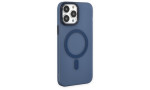 Newface iPhone 14 Pro Kılıf Lodos Magneticsafe Mat Kapak - Mavi