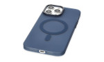 Newface iPhone 14 Pro Kılıf Lodos Magneticsafe Mat Kapak - Mavi