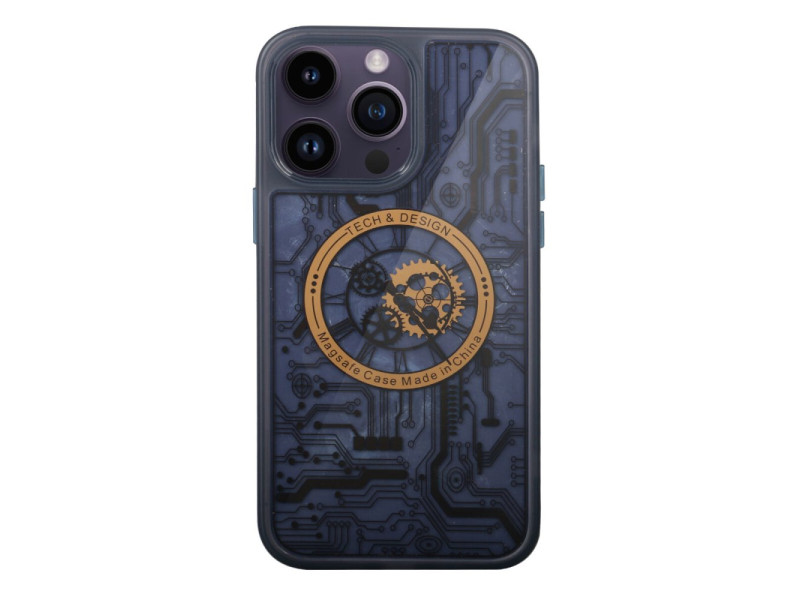 Newface iPhone 14 Pro Kılıf Magic Magneticsafe Silikon - Siyah