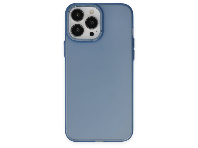 Newface iPhone 14 Pro Kılıf Modos Metal Kapak - Lacivert