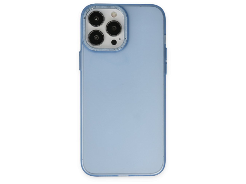 Newface iPhone 14 Pro Kılıf Modos Metal Kapak - Mavi