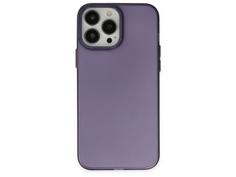 Newface iPhone 14 Pro Kılıf Modos Metal Kapak - Mor