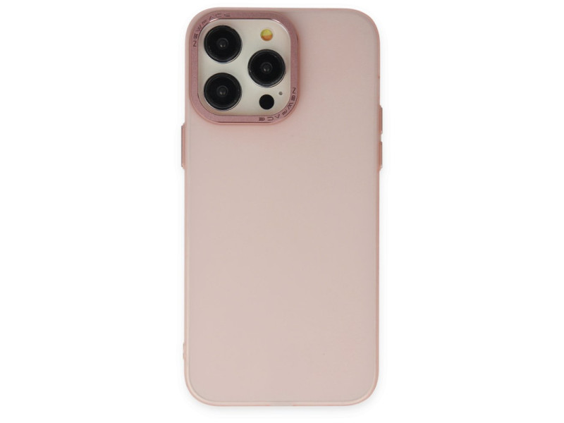 Newface iPhone 14 Pro Kılıf Modos Metal Kapak - Pembe