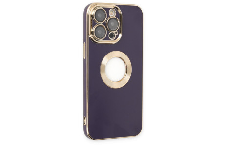 Newface iPhone 14 Pro Kılıf Store Silikon - Derin Mor