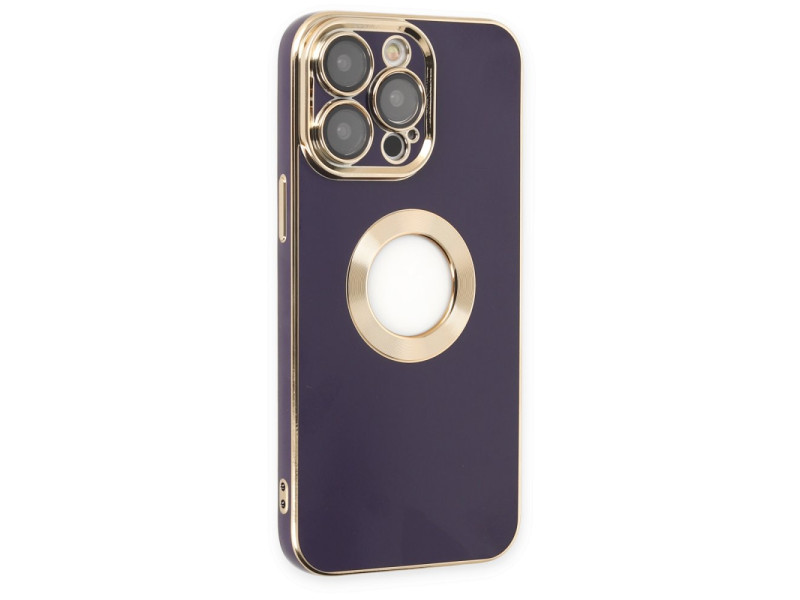 Newface iPhone 14 Pro Kılıf Store Silikon - Derin Mor