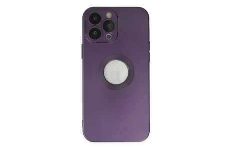 Newface iPhone 14 Pro Kılıf Vamos Lens Silikon - Mor