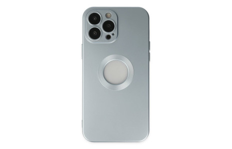 Newface iPhone 14 Pro Kılıf Vamos Lens Silikon - Sierra Blue