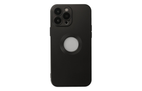 Newface iPhone 14 Pro Kılıf Vamos Lens Silikon - Siyah