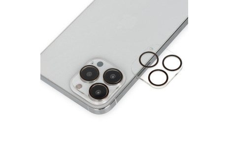 Newface iPhone 14 Pro Max Band Metal Kamera Lens - Siyah
