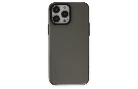 Newface iPhone 14 Pro Max Kılıf Anka PC Sert Metal Kapak - Siyah