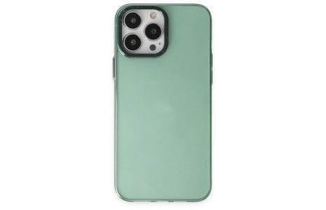 Newface iPhone 14 Pro Max Kılıf Anka PC Sert Metal Kapak - Yeşil