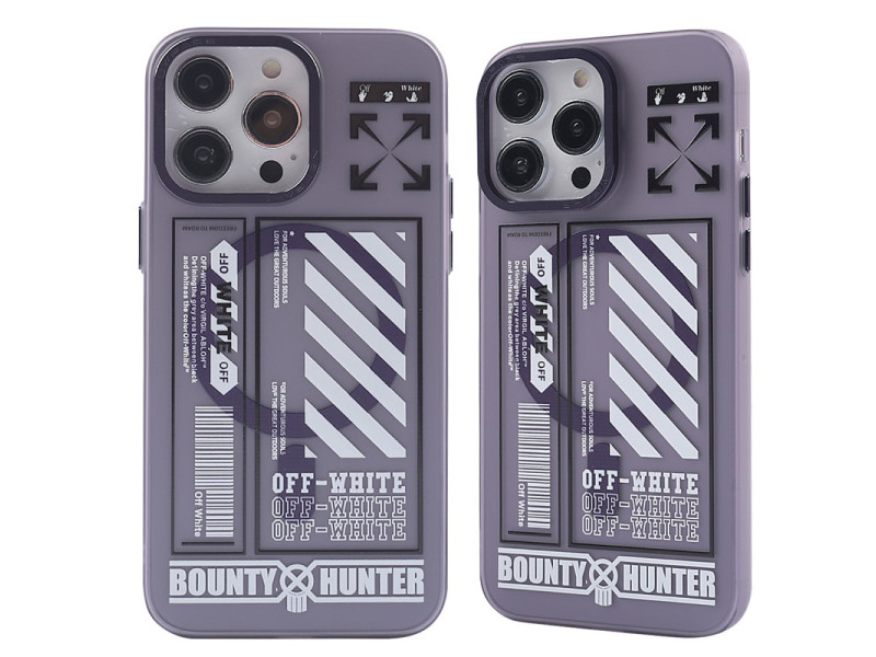 Newface iPhone 14 Pro Max Kılıf Apollo Magneticsafe Desenli Kapak - Apollo Mor - 1