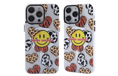 Newface iPhone 14 Pro Max Kılıf Apollo Magneticsafe Desenli Kapak - Apollo Şeffaf - 2
