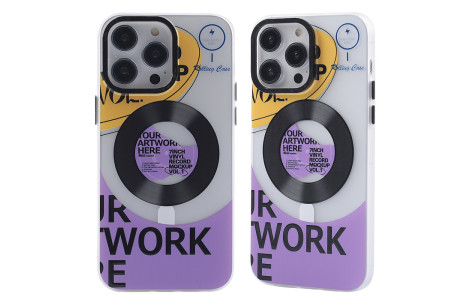 Newface iPhone 14 Pro Max Kılıf Apollo Magneticsafe Desenli Kapak - Apollo Şeffaf - 6