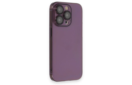 Newface iPhone 14 Pro Max Kılıf Armada Lensli Kapak - Derin Mor