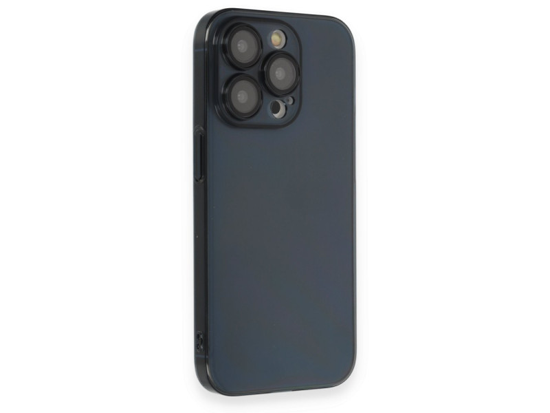 Newface iPhone 14 Pro Max Kılıf Armada Lensli Kapak - Lacivert