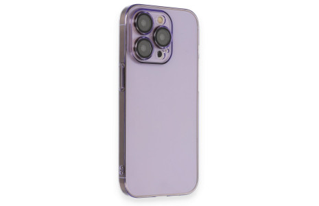 Newface iPhone 14 Pro Max Kılıf Armada Lensli Kapak - Lila