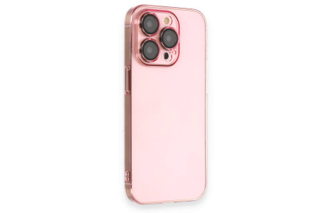 Newface iPhone 14 Pro Max Kılıf Armada Lensli Kapak - Rose Gold