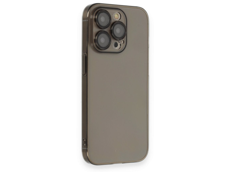 Newface iPhone 14 Pro Max Kılıf Armada Lensli Kapak - Siyah