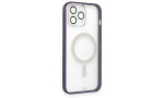 Newface iPhone 14 Pro Max Kılıf Grand Magneticsafe Kapak - Mor