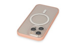 Newface iPhone 14 Pro Max Kılıf Grand Magneticsafe Kapak - Pembe
