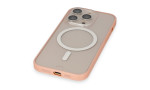 Newface iPhone 14 Pro Max Kılıf Grand Magneticsafe Kapak - Pembe