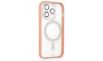 Newface iPhone 14 Pro Max Kılıf Grand Magneticsafe Kapak - Pembe