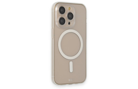 Newface iPhone 14 Pro Max Kılıf Grand Magneticsafe Kapak - Şeffaf