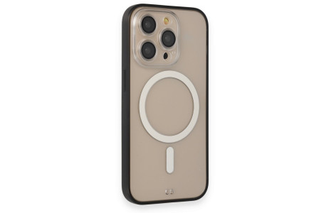 Newface iPhone 14 Pro Max Kılıf Grand Magneticsafe Kapak - Siyah