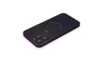 Newface iPhone 14 Pro Max Kılıf Jack Magneticsafe Lens Silikon - Mürdüm