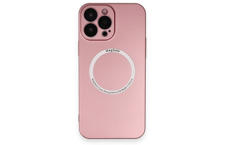 Newface iPhone 14 Pro Max Kılıf Jack Magneticsafe Lens Silikon - Rose Gold