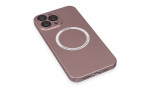 Newface iPhone 14 Pro Max Kılıf Jack Magneticsafe Lens Silikon - Rose Gold