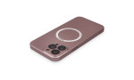 Newface iPhone 14 Pro Max Kılıf Jack Magneticsafe Lens Silikon - Rose Gold